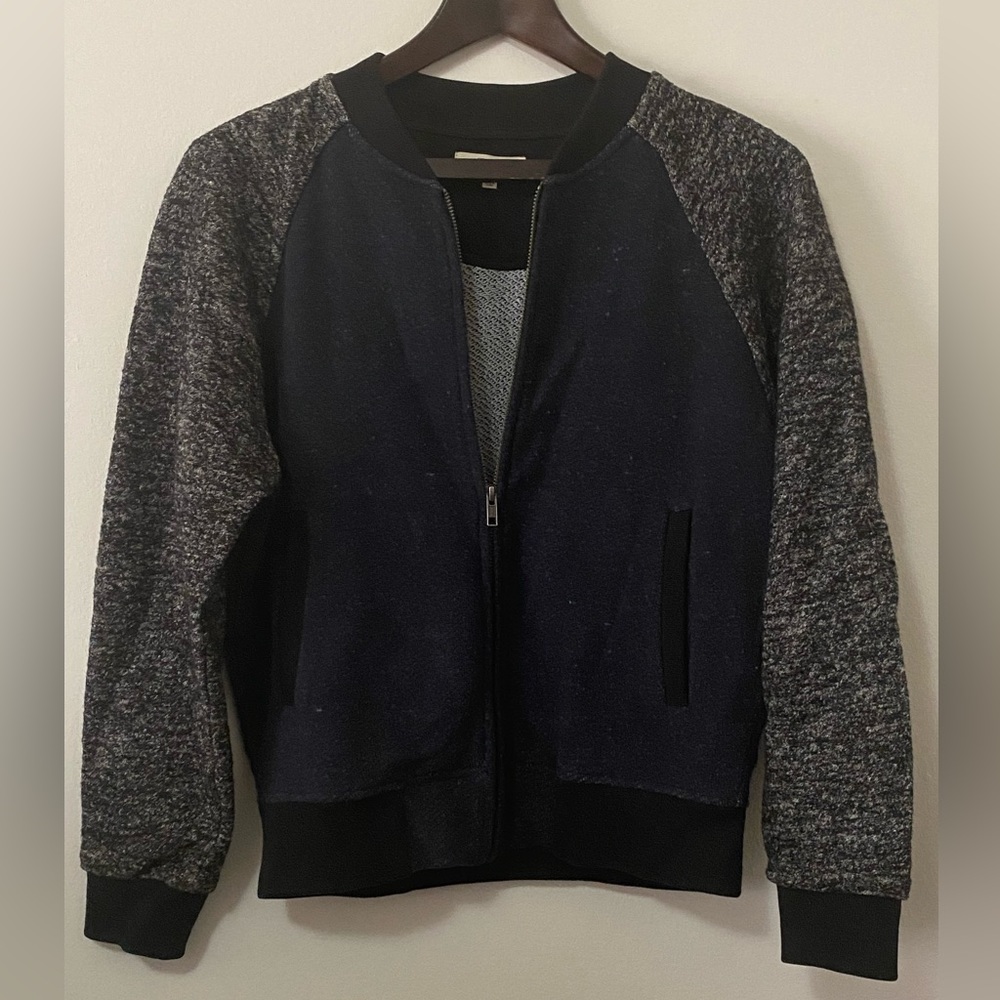 Madewell Wool Cotton Lightweight Bomber Jacket /S
